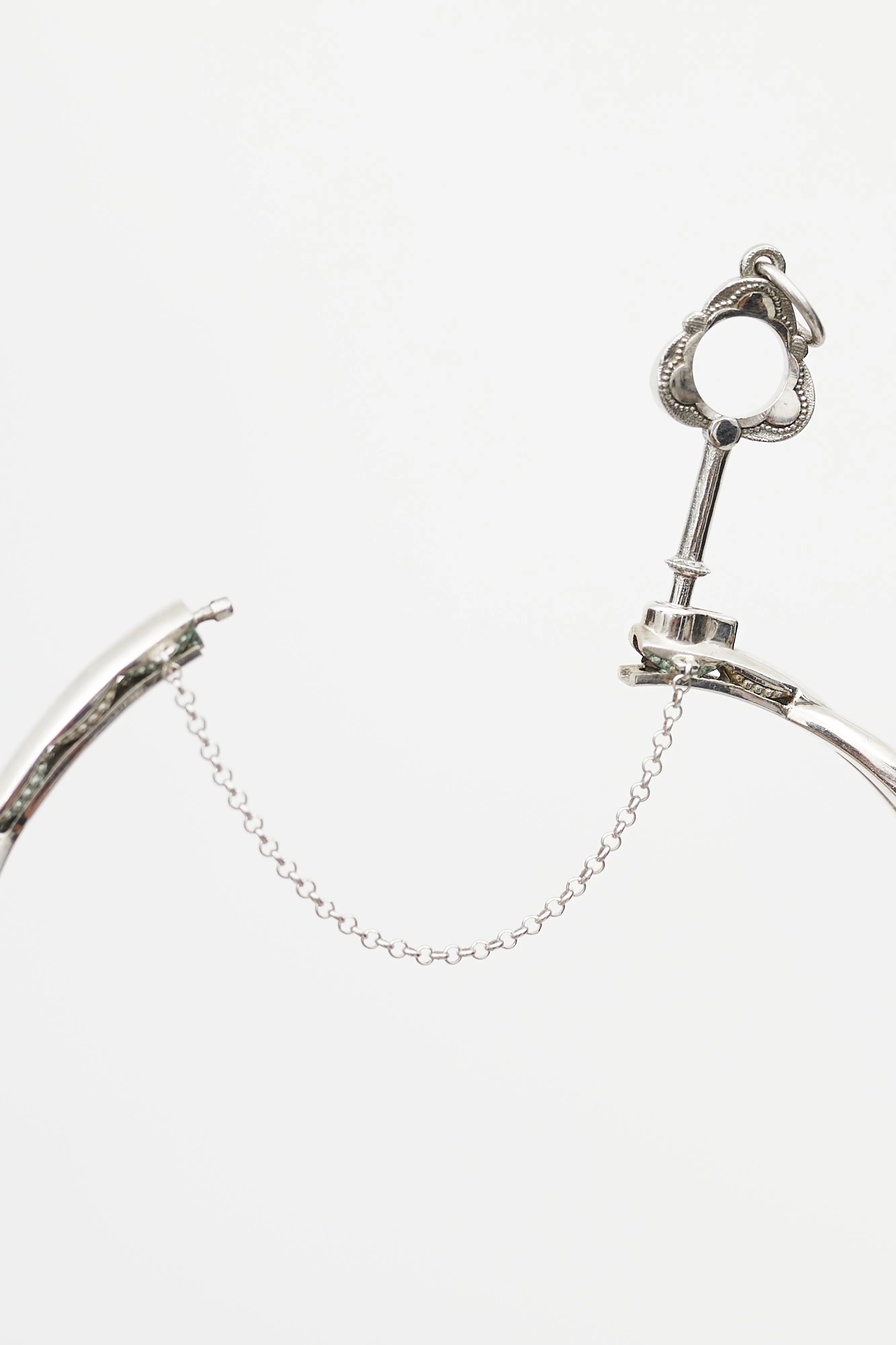 18K Gold & Sterling Silver Promise Key Bracelet
