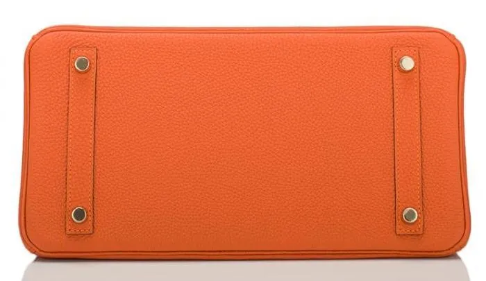 Birkin Orange H Togo 30cm Gold Hardware