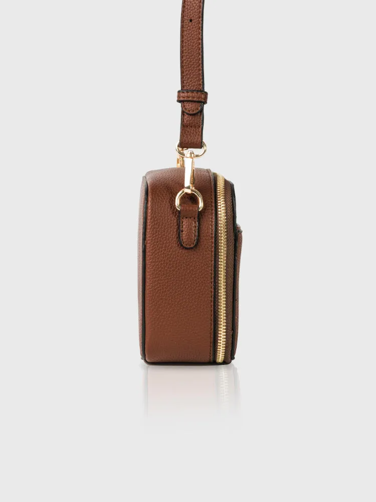 Boxed & Bold Cherry Red Sling Bag