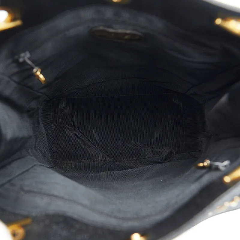 Chanel Coca-Cola Handbags Black Gold Matt Caviar   Chanel