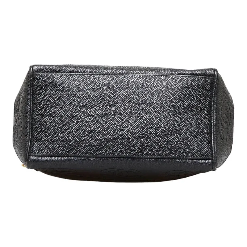 Chanel Coca-Cola Handbags Black Gold Matt Caviar   Chanel