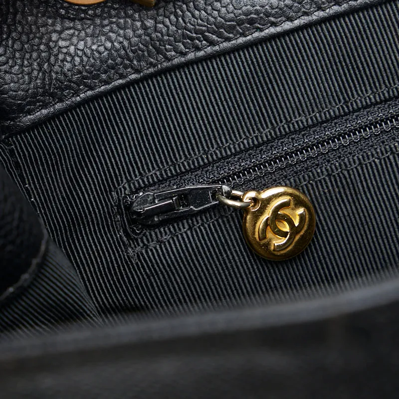 Chanel Coca-Cola Handbags Black Gold Matt Caviar   Chanel
