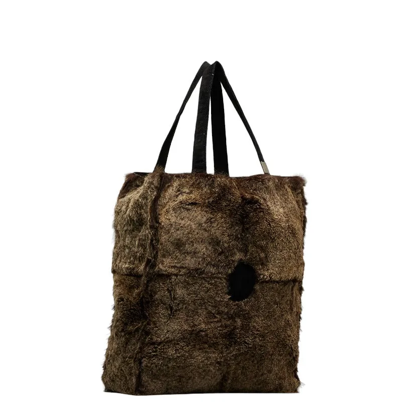 Chanel Cocomark Rapunzel Handbags  Bag Brown Black lace  Chanel