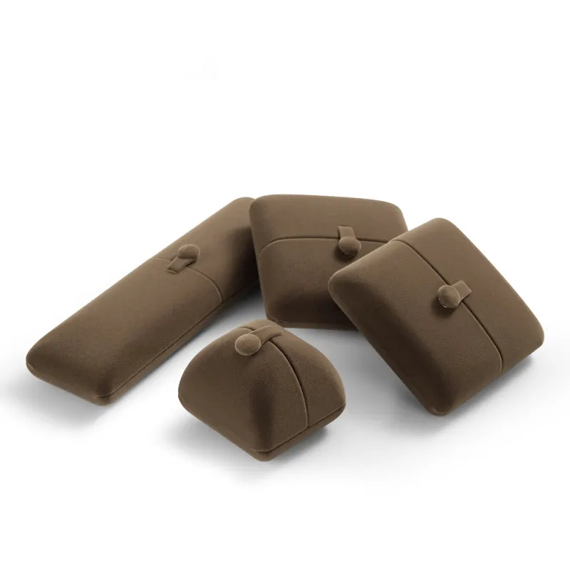 Coffee Velvet Ring Gift Box H00902