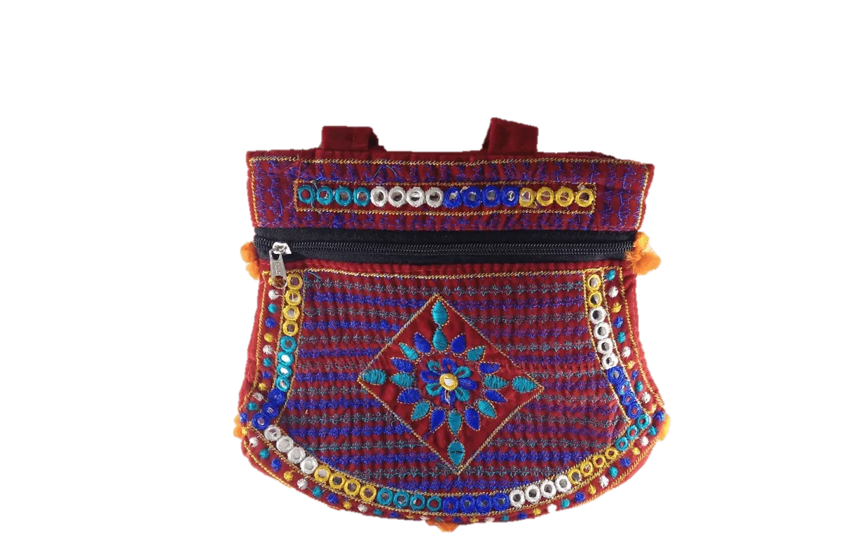 Designer Embroidered Handbag