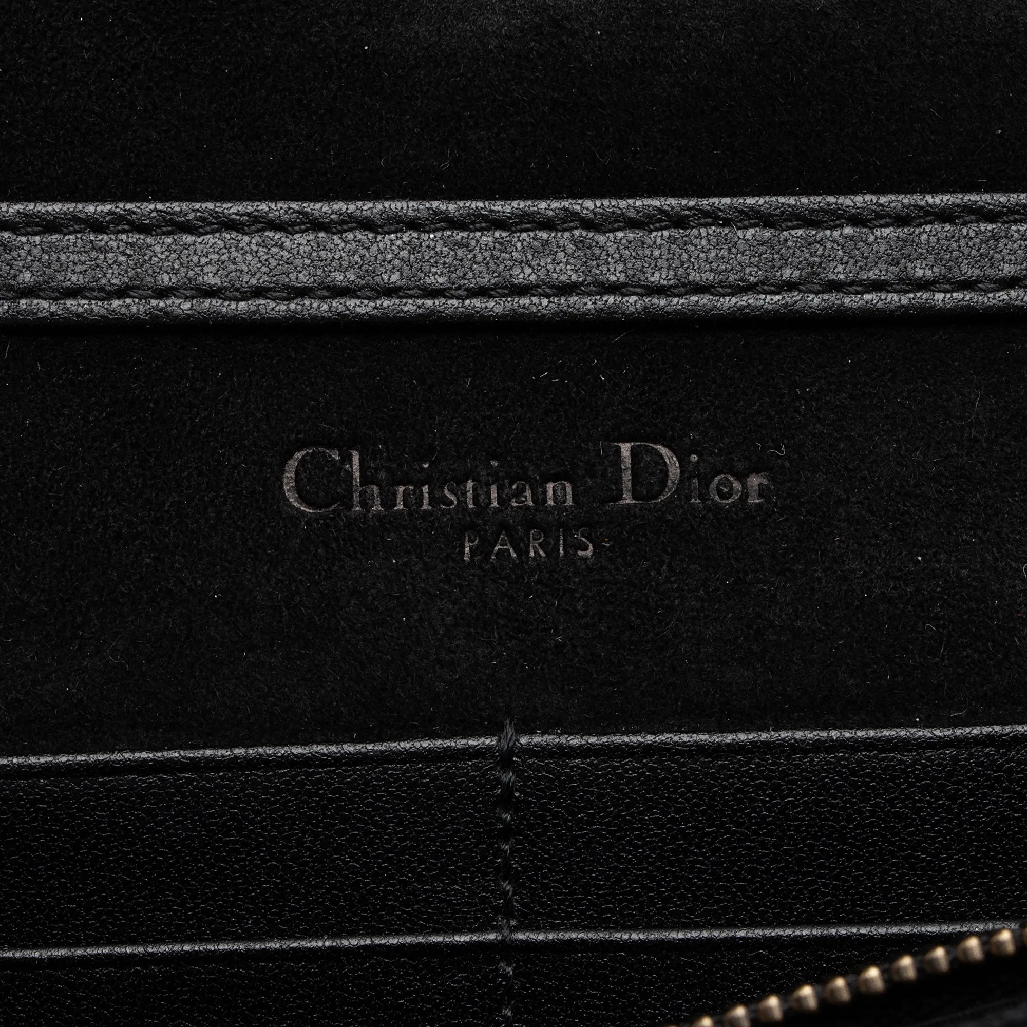 Dior Calfskin Studded Diorama Wallet on Chain Bag (SHF-c4jLp0)