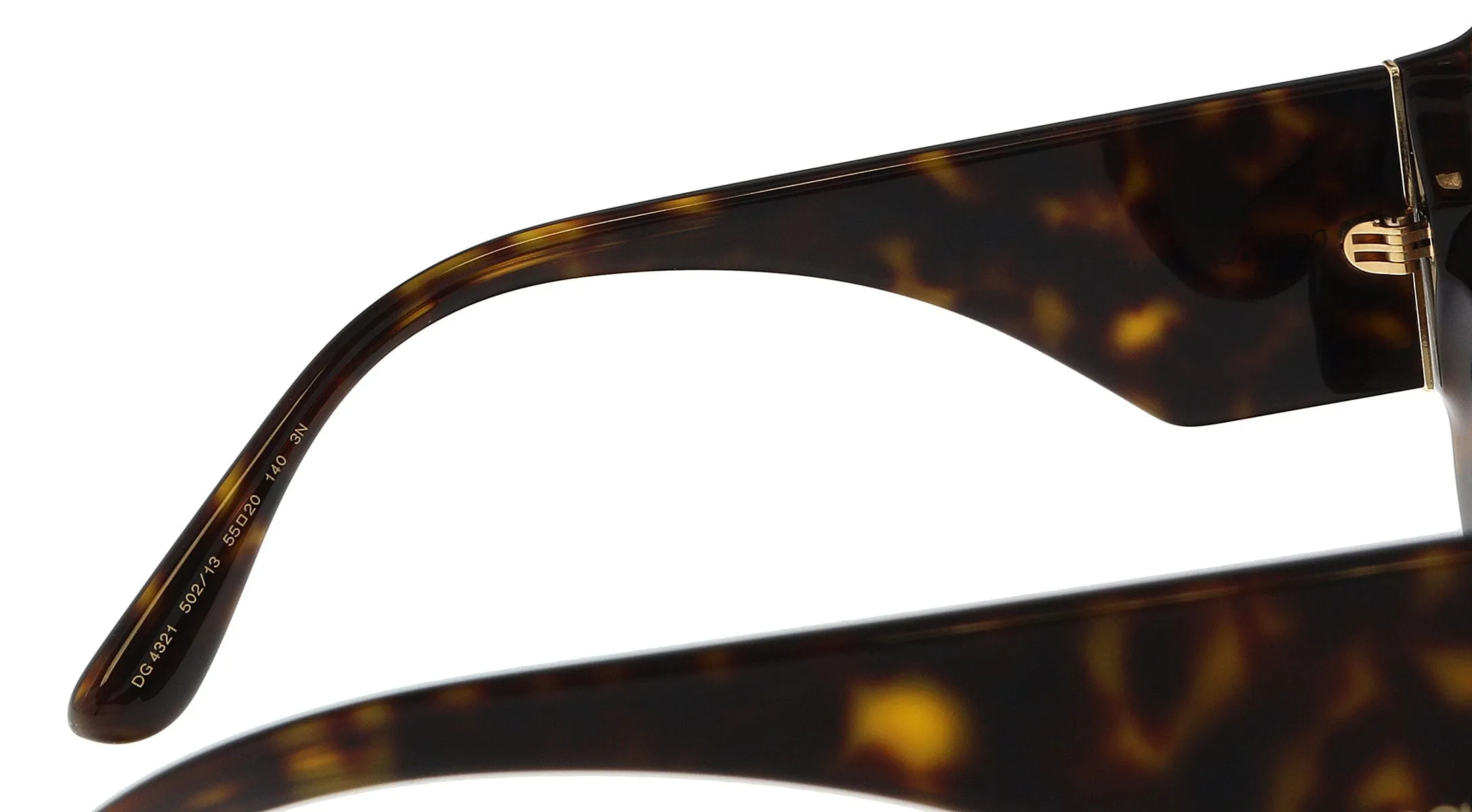 Dolce & Gabbana DG4321 502/13 Havana Cat Eye Sunglasses
