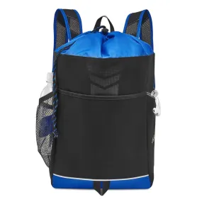 Gemline Royal Blue Riptide Drawstring Backpack