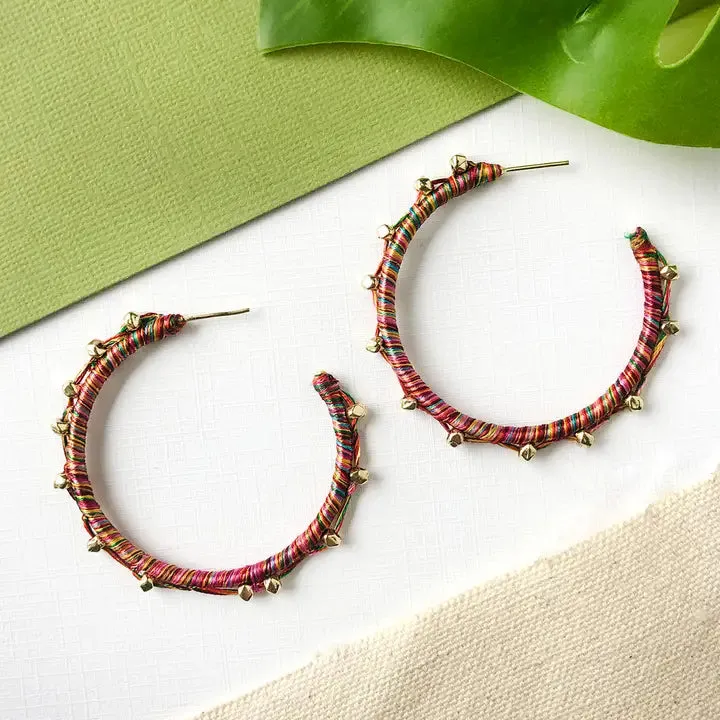 Raja Threaded Ball Hoops