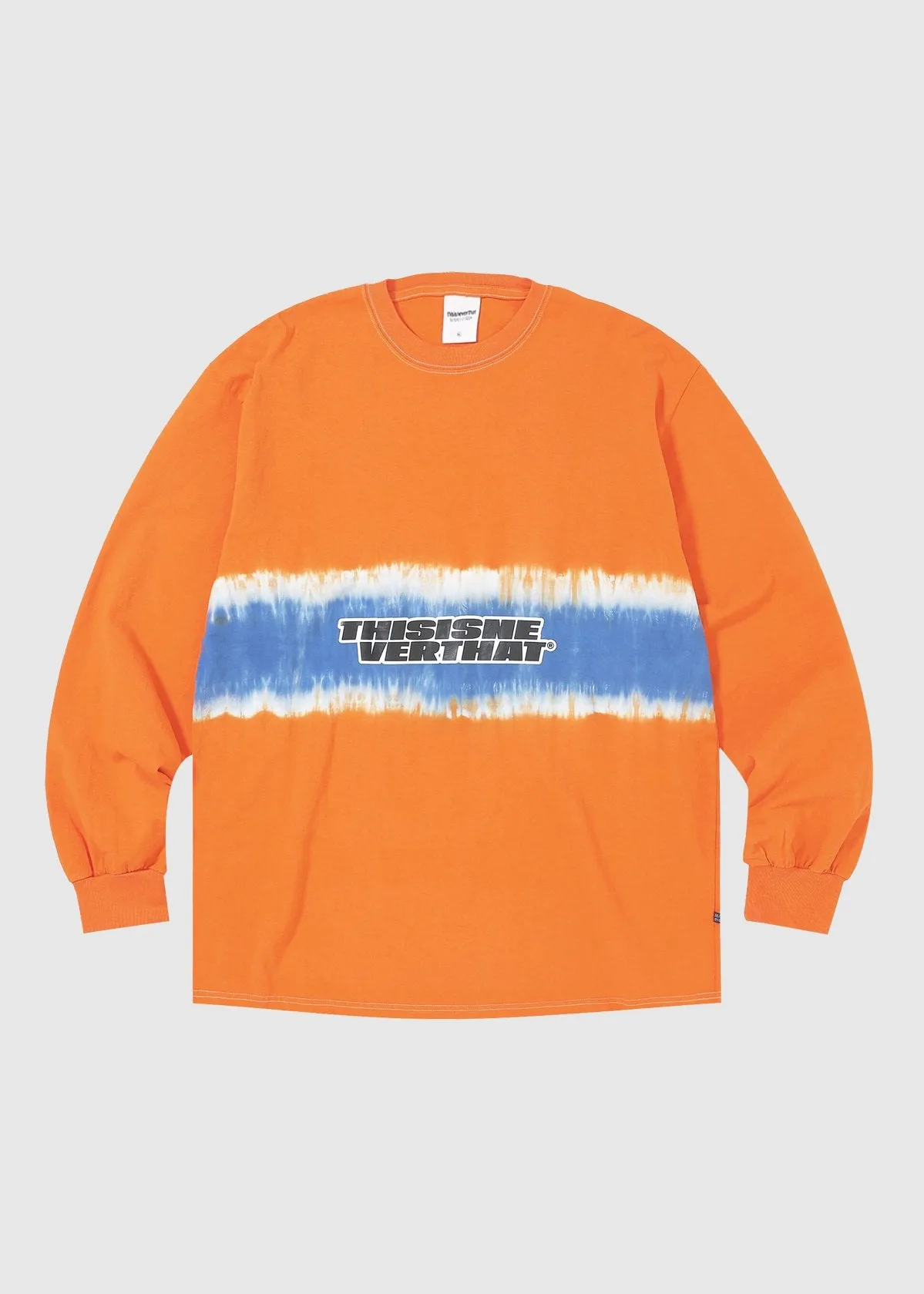 THISISNEVERTHAT: TIE DYE LS TEE [ORANGE]