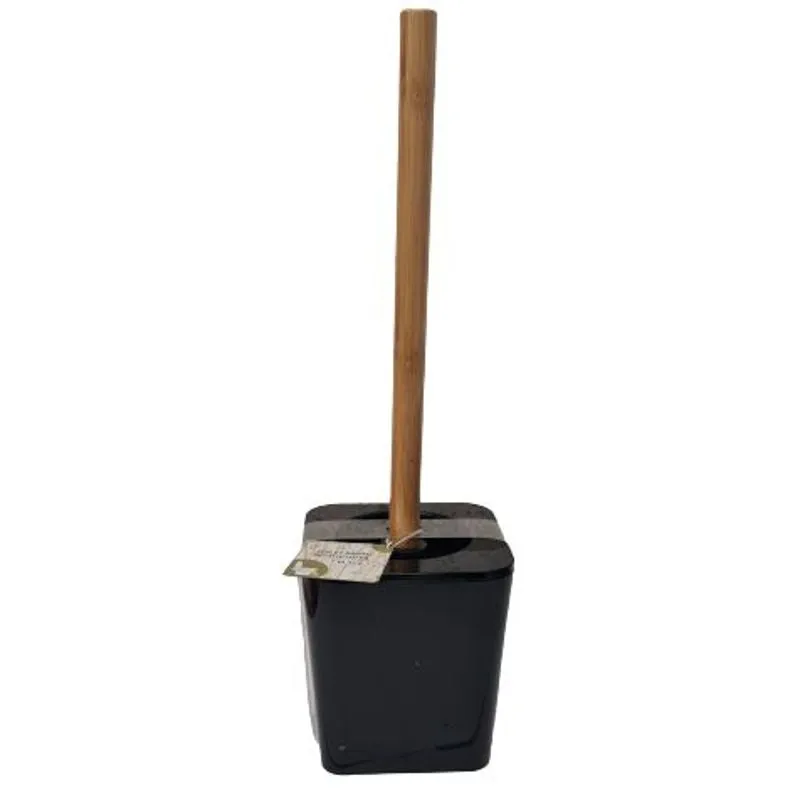 Toilet Brush Set with Bamboo Handle Assorted - Case of 12