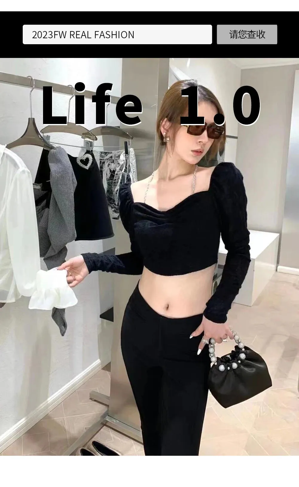 UAKISS  -  2025 Vintage Sweet Wine Velvet Womens Crossbody Gold Metal Chain Drawstring Bucket Bag Banquet Party Small Clutches Handbags