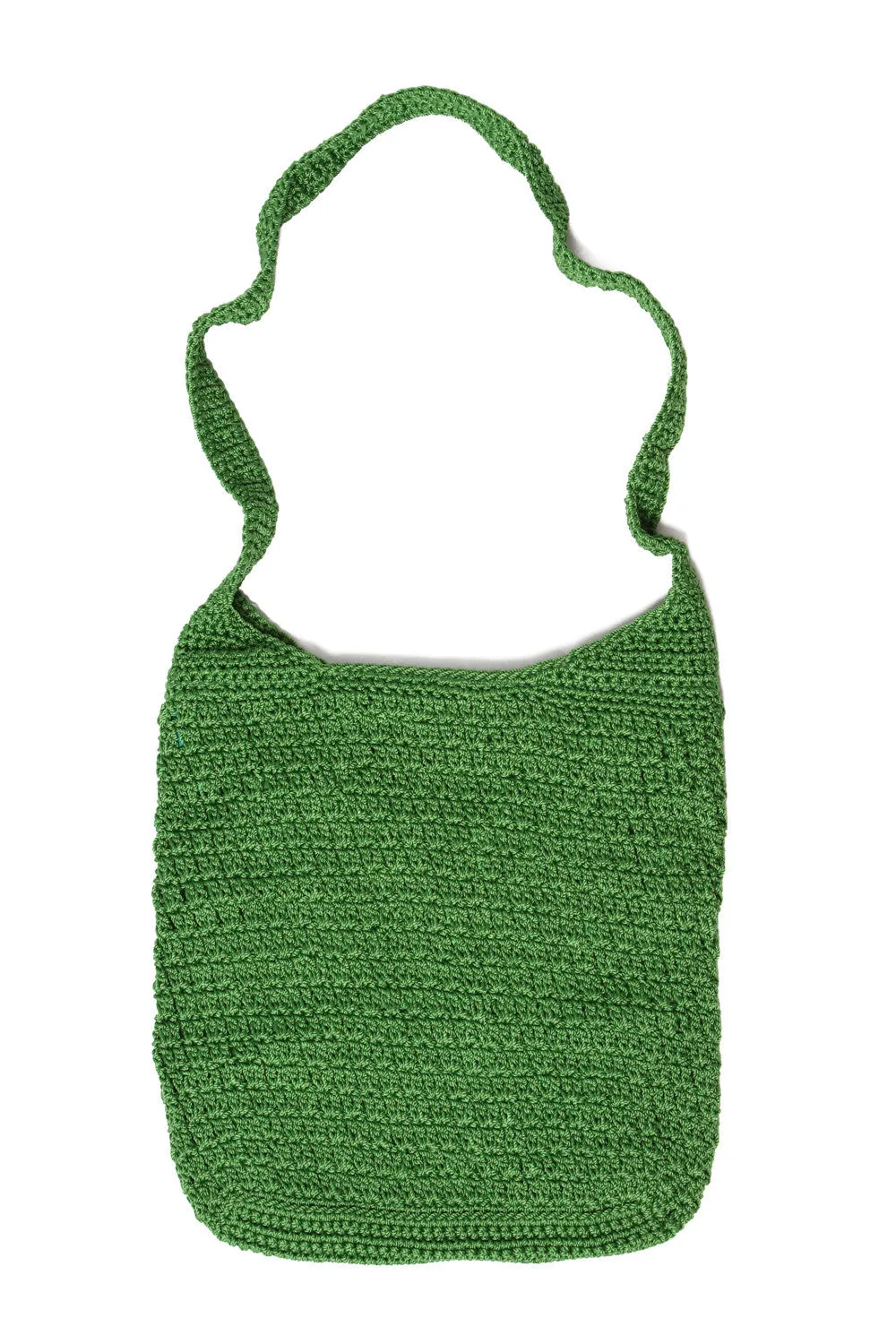 Weave Sling Bag in Green (Lrg)
