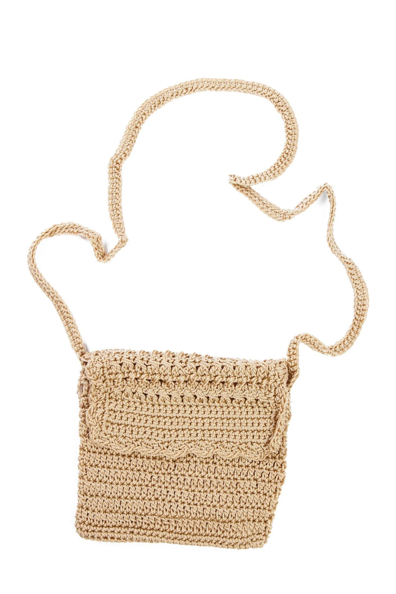 Weave Sling Bag in Ivory