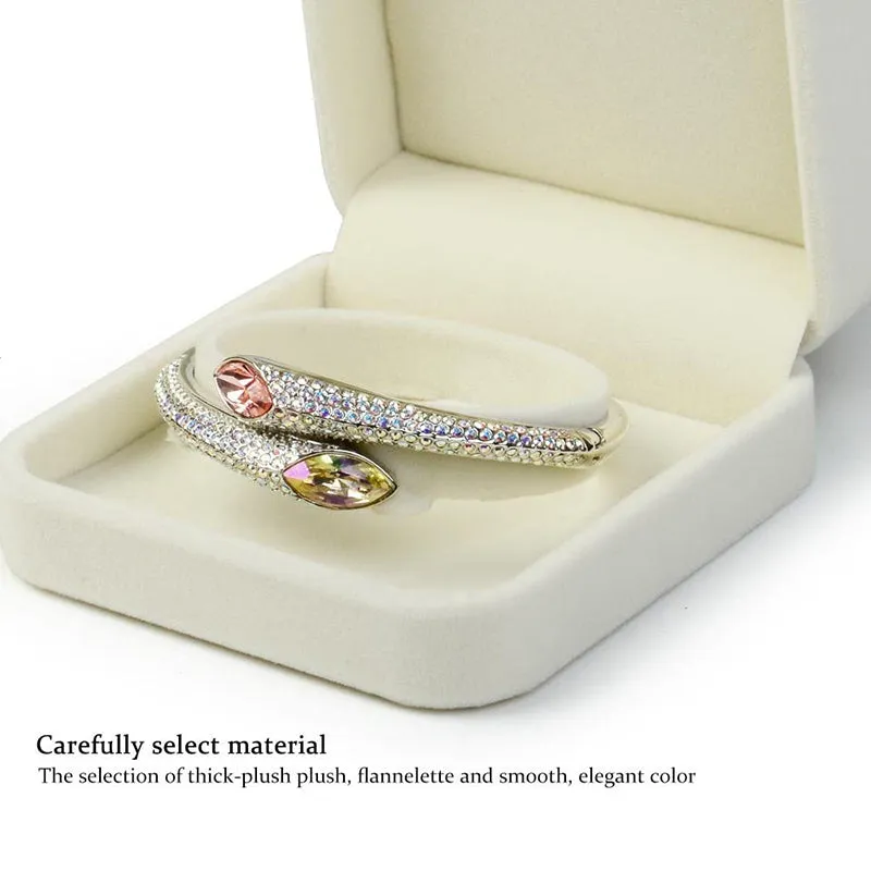 White Velvet Anniversry Bangle Box H04504