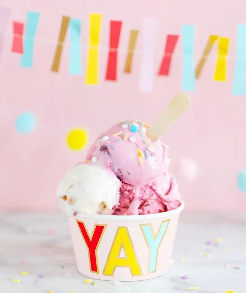 YAY Ice Cream Cups